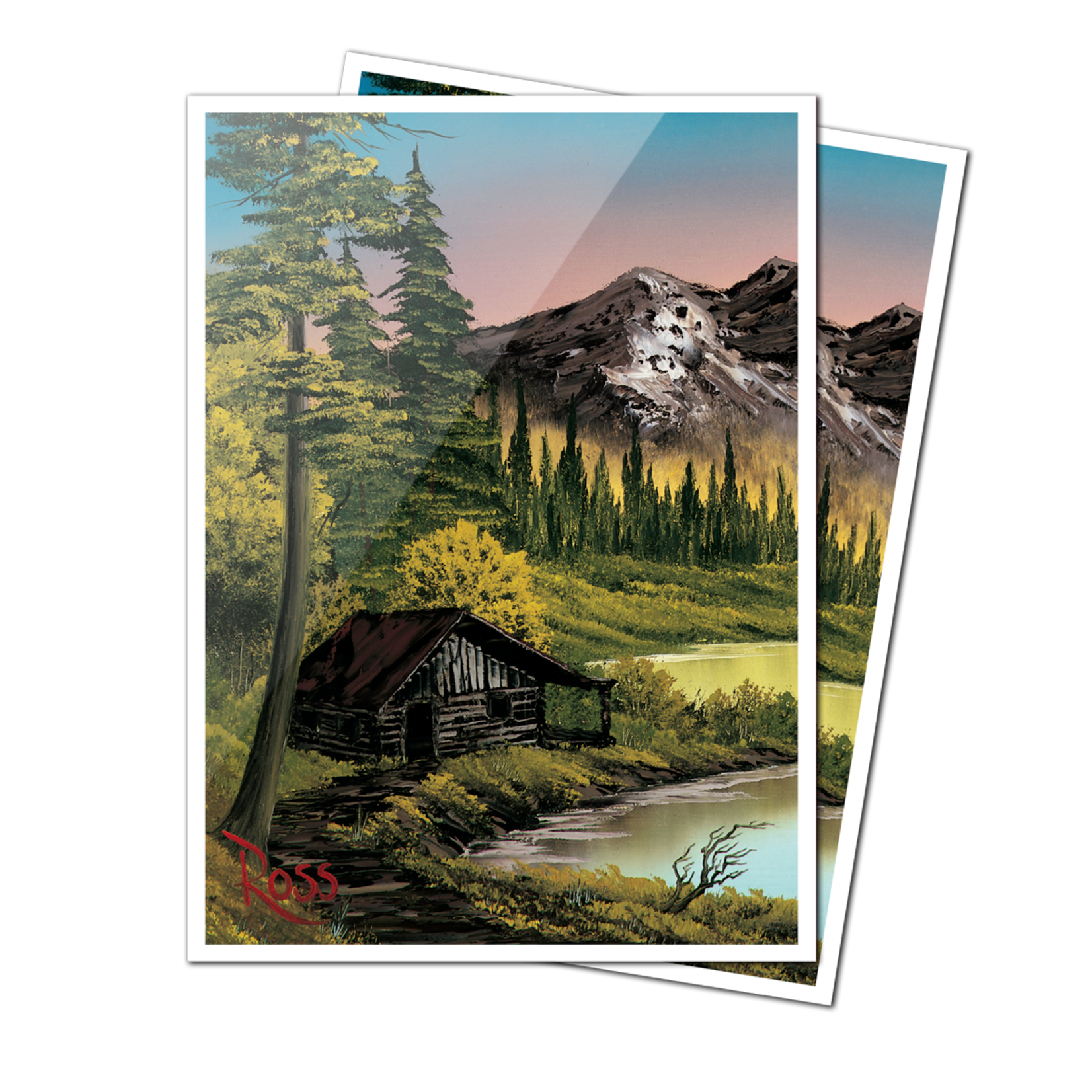 Ultra Pro Ultra Pro Bob Ross Mountain Retreat APEX Sleeves 105 ct