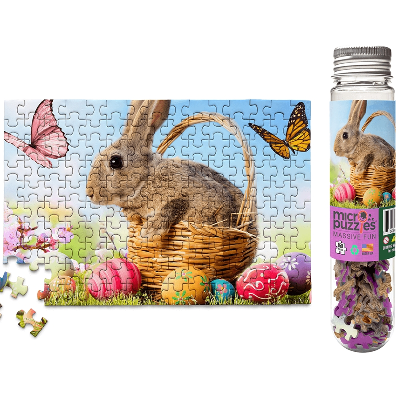 Micro Puzzles Micro Puzzles Easter Bunny Basket