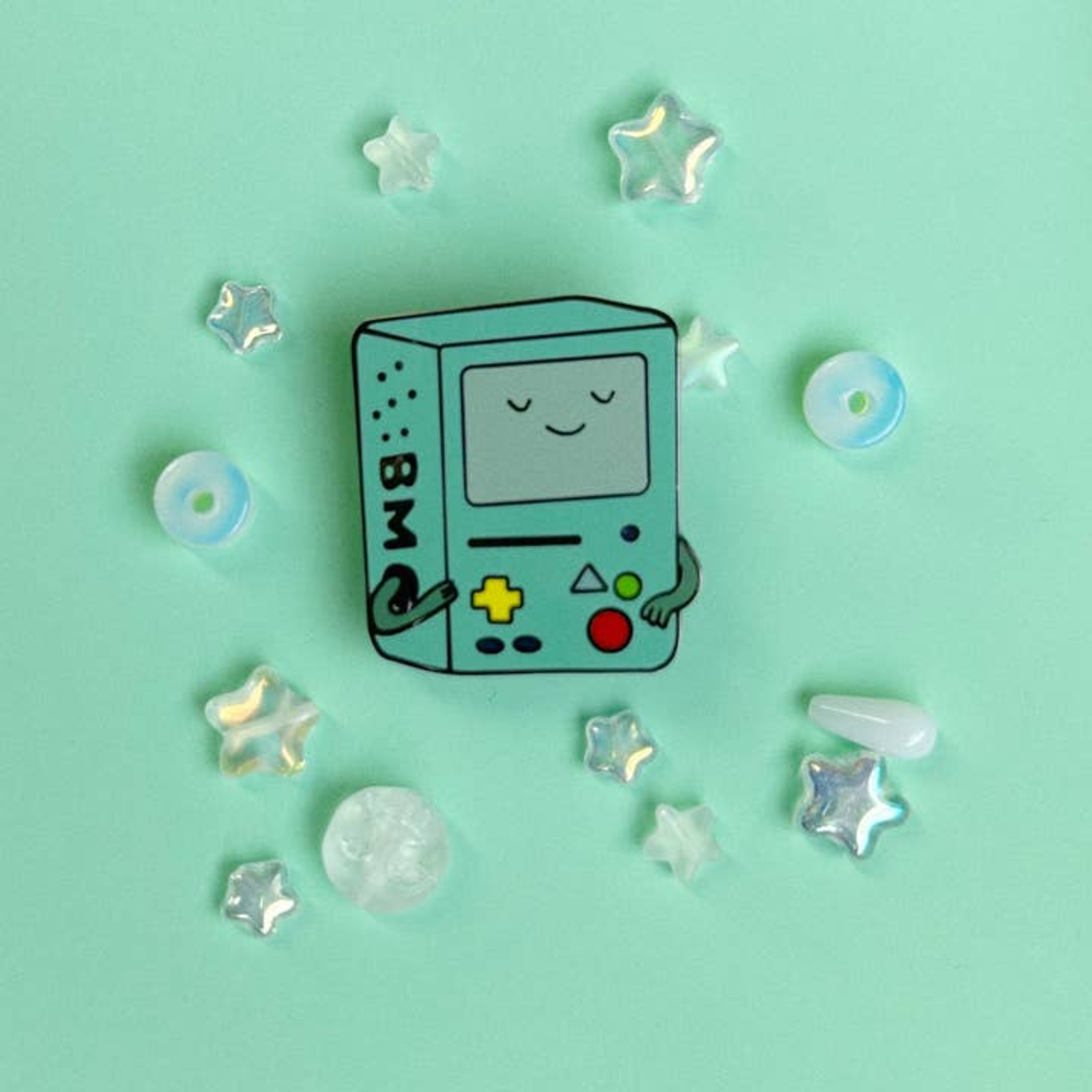 Tiny Made BMO Enamel Pin