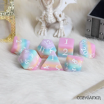 Fennek and Finch Dazed and Dreamy Polyhedral 7 die set