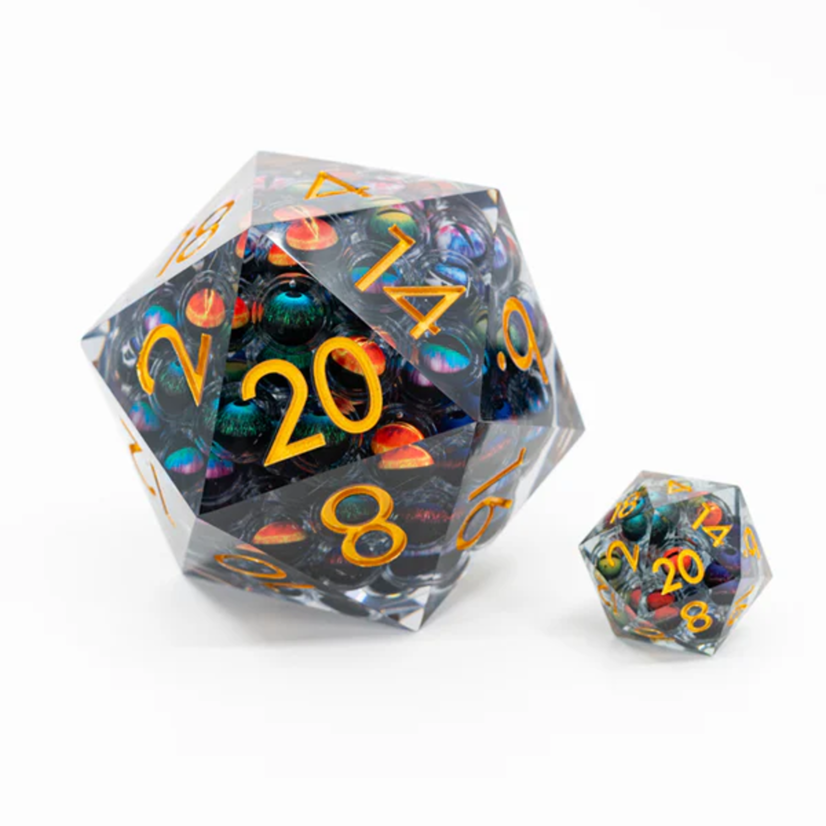 Ember Glow Ember Glow Sharp Edge Beheld Floating Multi Eye Inclusion d20 33 mm