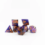 Ember Glow Ember Glow Sharp Edge Keybinders Polyhedral 7 die set
