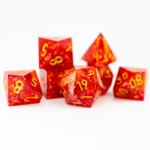 Ember Glow Ember Glow Sharp Edge Kilnfire Polyhedral 7 die set