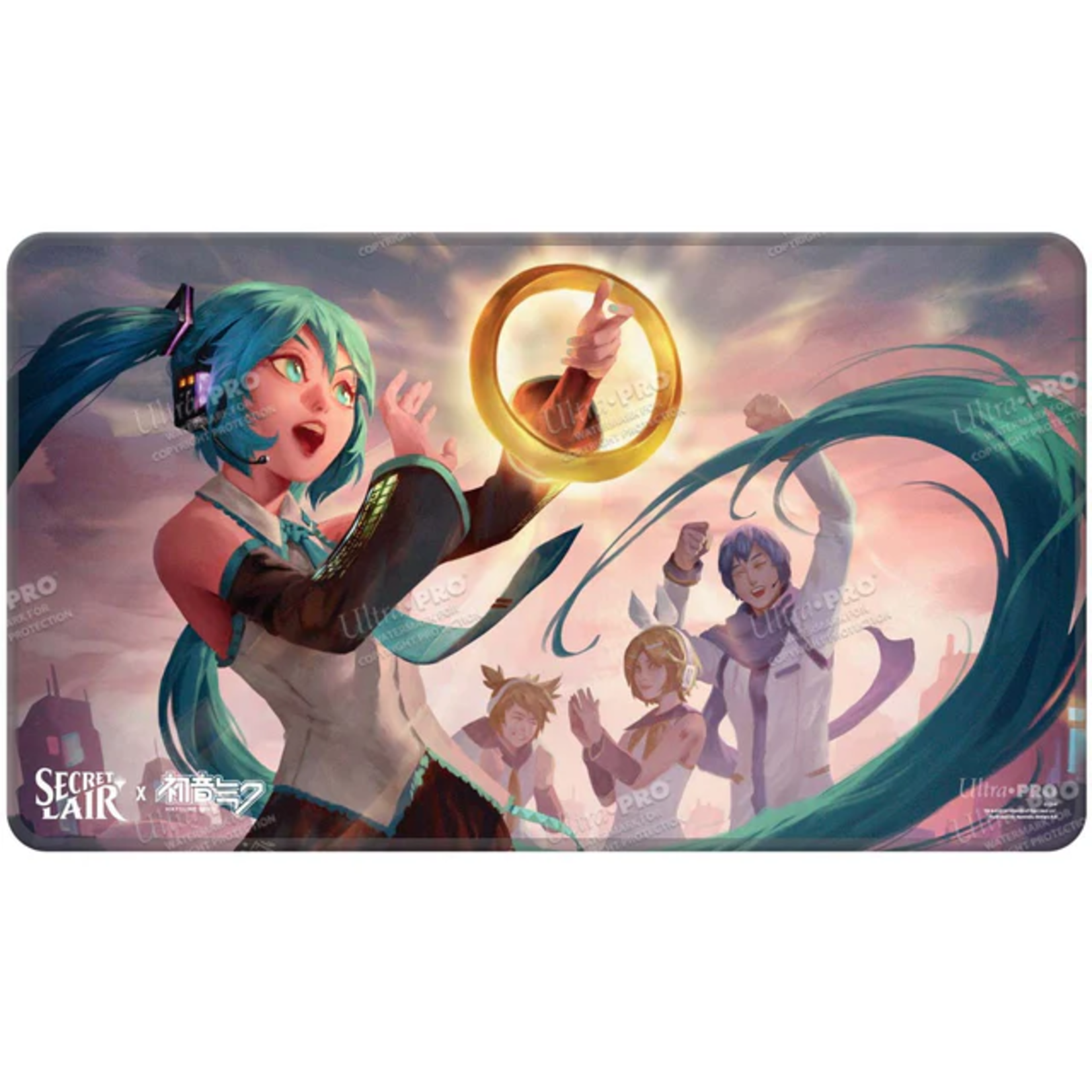 Ultra Pro Ultra Pro Stitched Edge Playmat Magic Secret Lair Hatsune Miku Summer Sol Ring