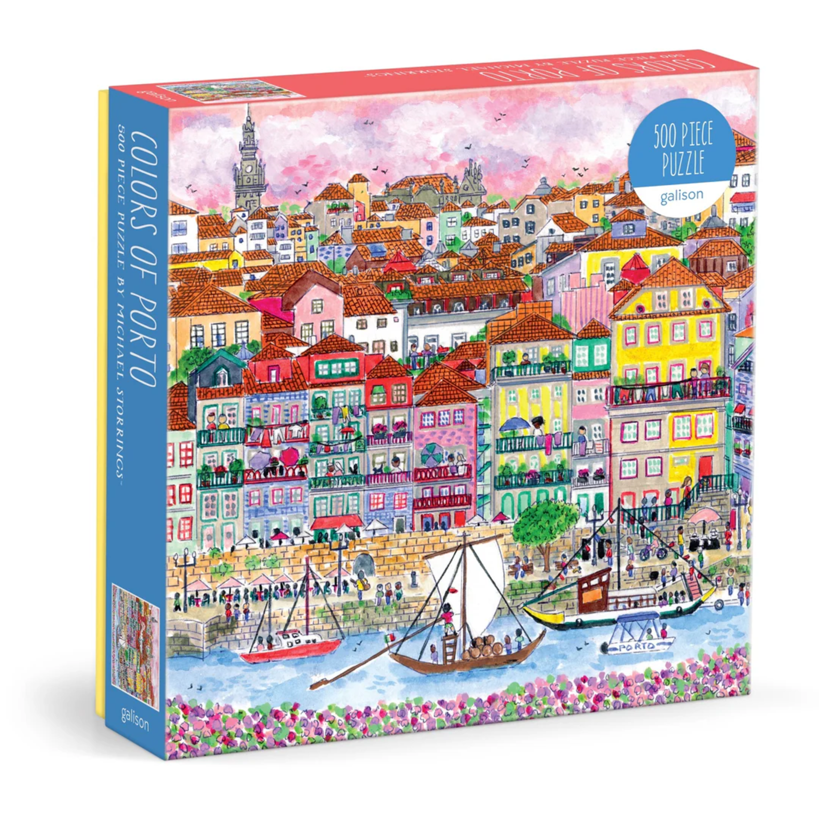 Galison 500 pc Puzzle Michael Storrings Colors of Porto