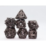 Foam Brain Games Trees of Virtue Tree of Wisdom Hollow Metal RPG dice 7 die set