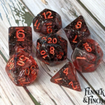 Fennek and Finch Weaver Black Thread and Copper Foil Polyhedral 7 die set