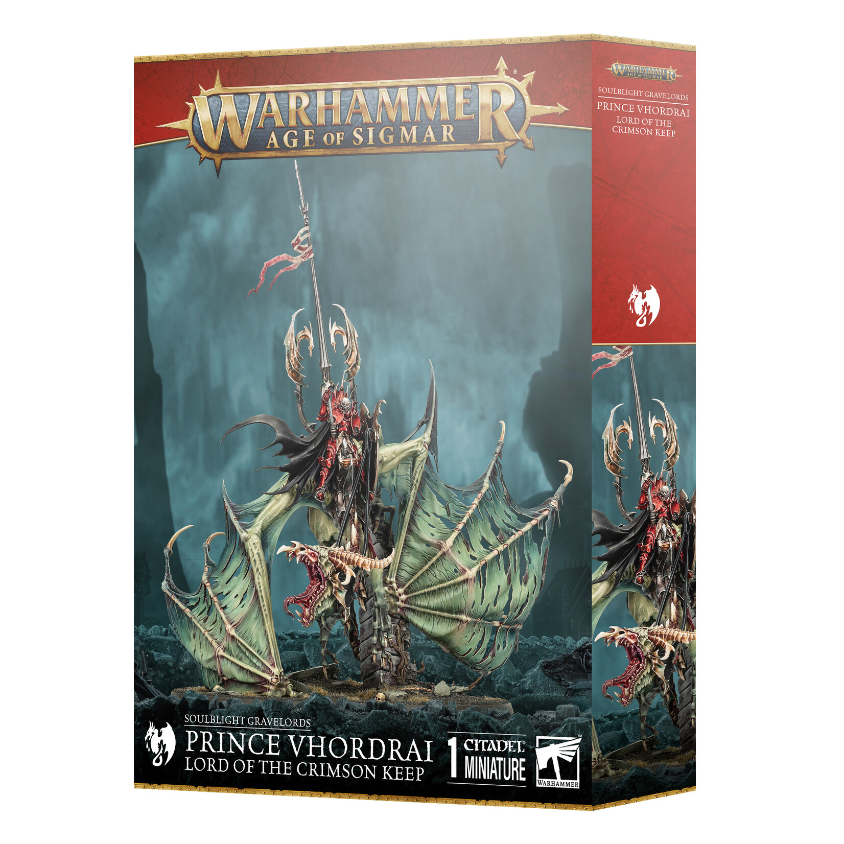 Games Workshop Warhammer Age of Sigmar Death Soulblight Gravelords Prince Vhordrai Lord of the Crimson Keep