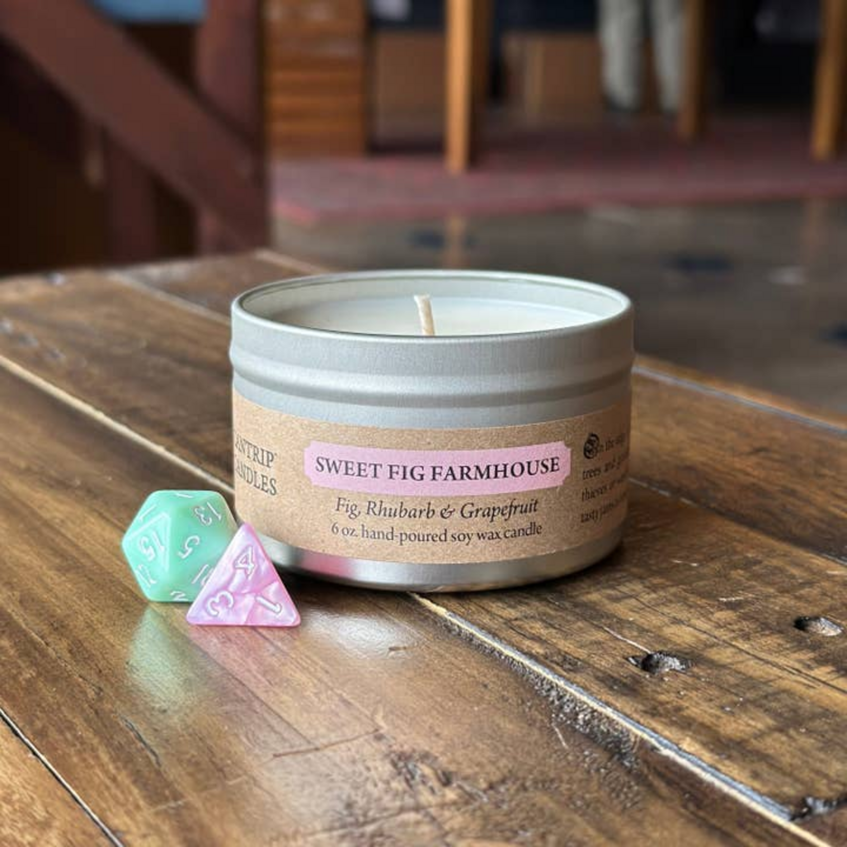 Cantrip Candles Sweet Fig Farmhouse Candle 6 oz