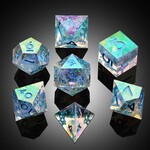 Dice Habit Dice Habit Sharp Edge Chromatic Quartz Polyhedral 7 die set