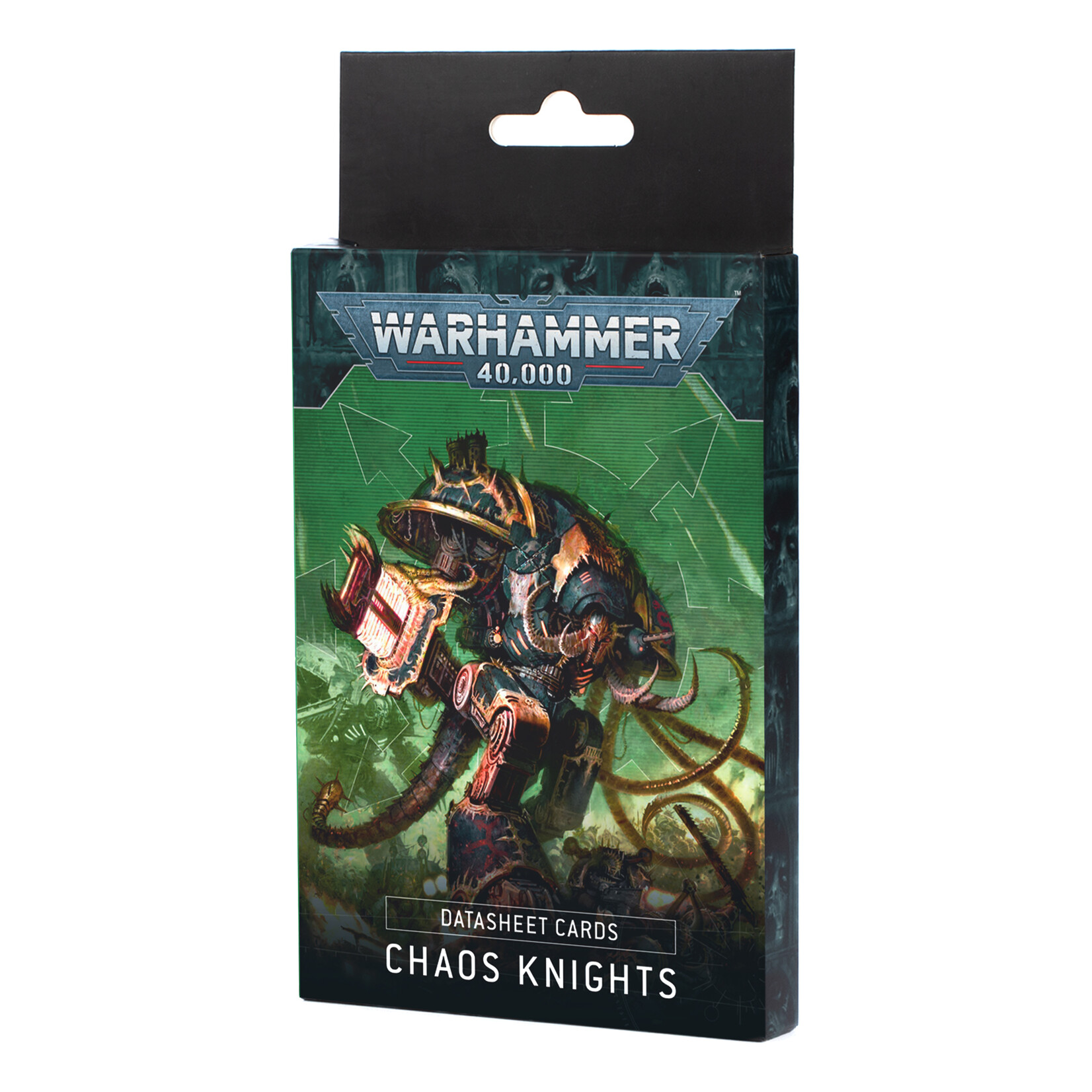 Games Workshop Warhammer 40k Chaos Knights Datasheet Cards 10E