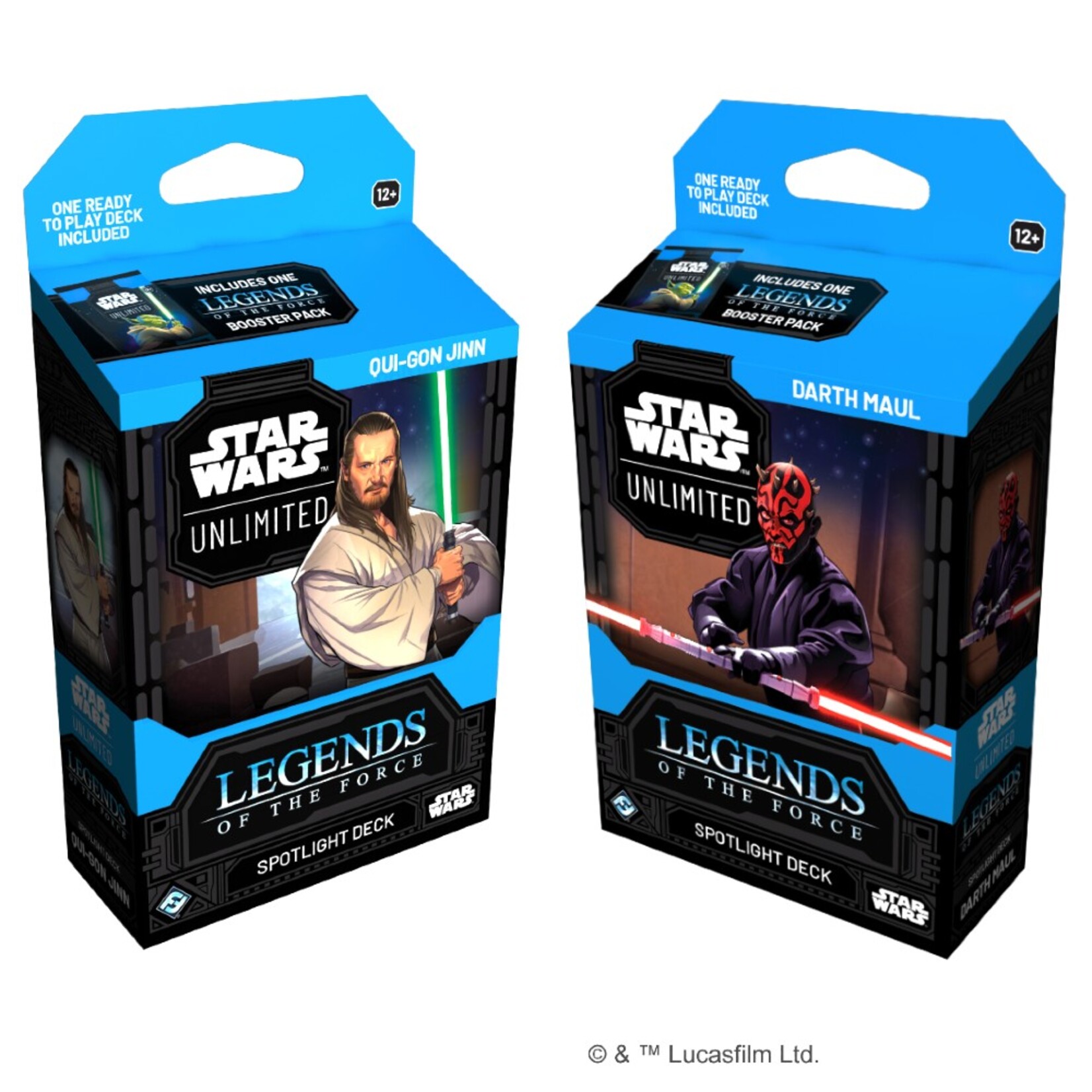 Fantasy Flight Games Star Wars Unlimited Legends of the Force Spotlight Deck DUO