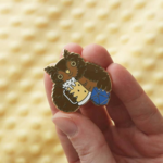 DBL Feature Owlbear Ale Enamel Pin