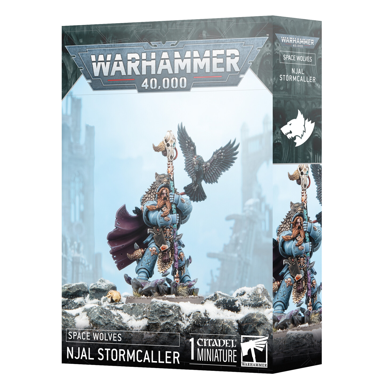 Games Workshop Warhammer 40k Space Marines Space Wolves Njal Stormcaller