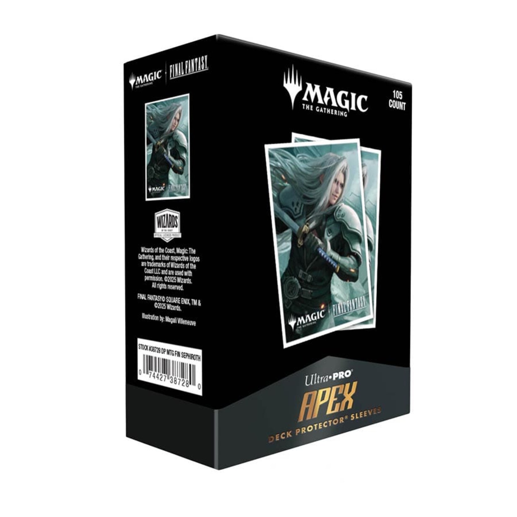 Ultra Pro Ultra Pro Magic Apex Deck Protector Sleeves 105 ct Final Fantasy Sephiroth Planet's Heir