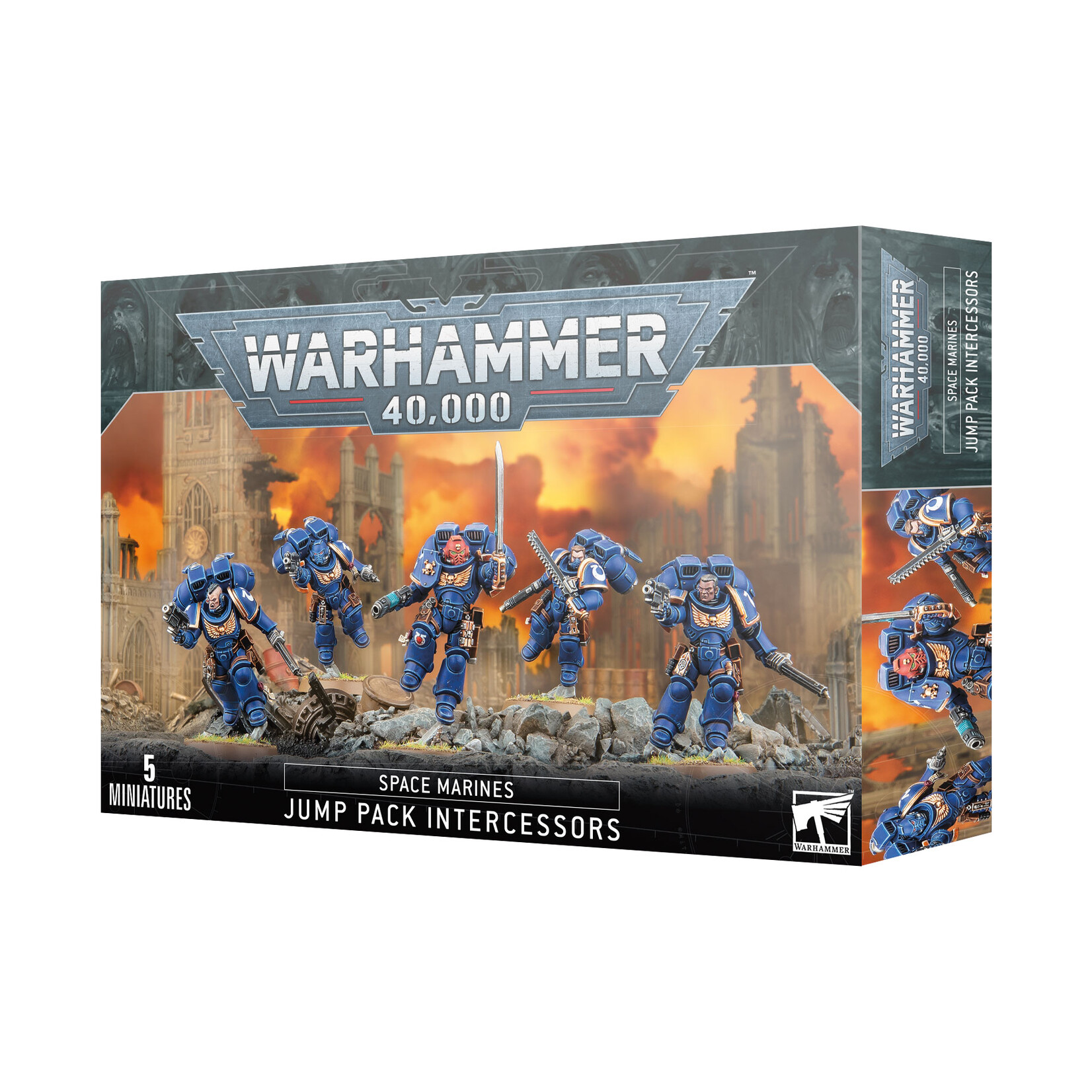 Games Workshop Warhammer 40k Space Marines Jump Pack Intercessors Squad