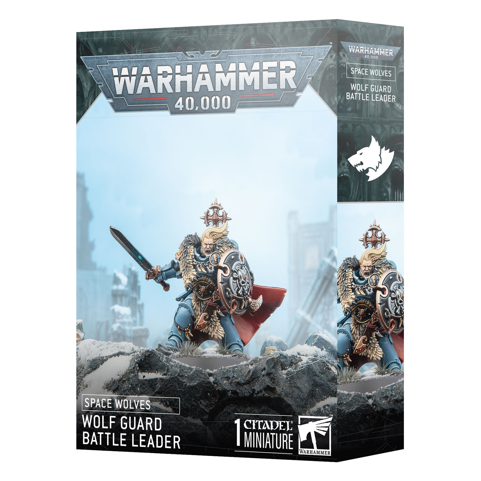 Games Workshop Warhammer 40k Space Marines Space Wolves Wolf Guard Battle Leader