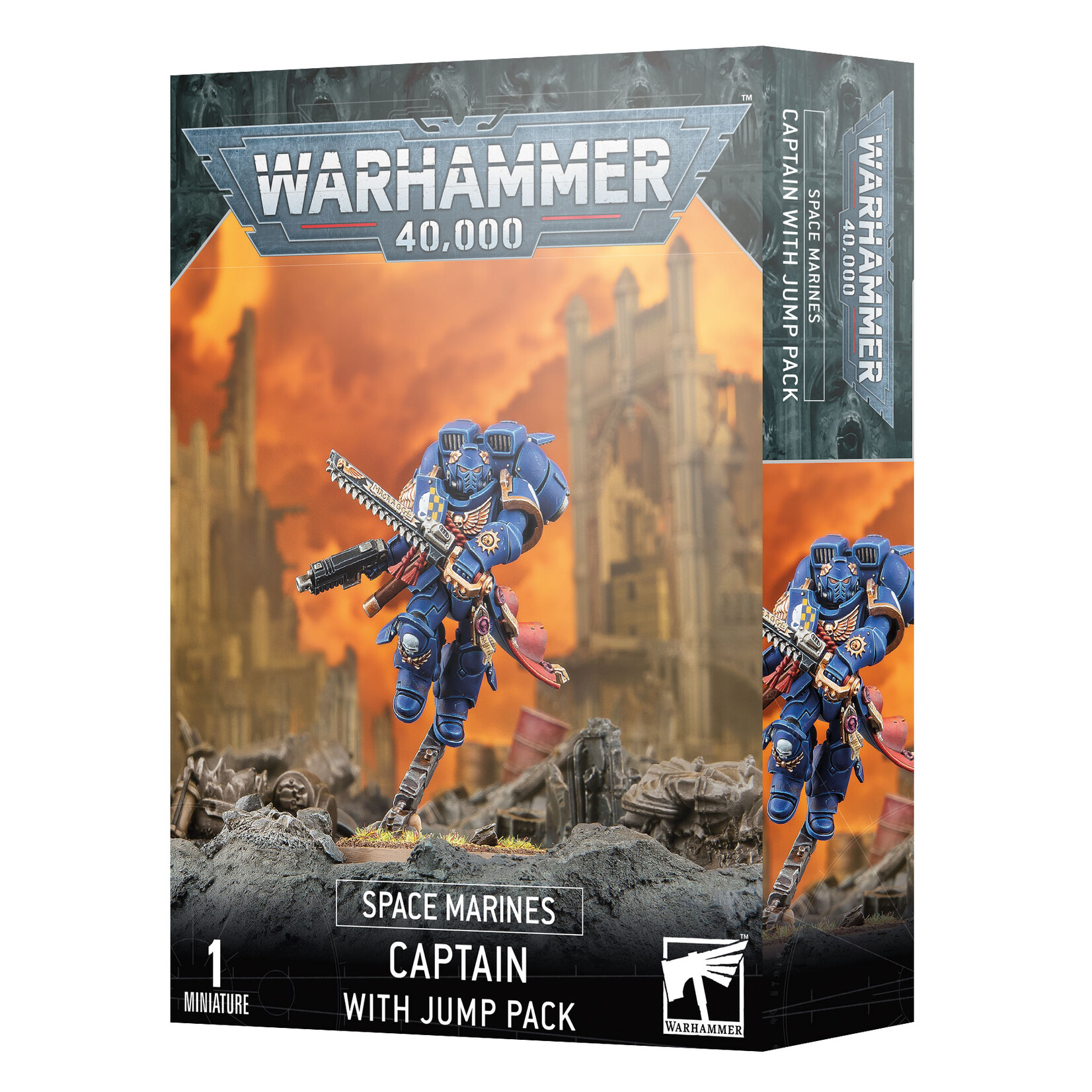 Games Workshop Warhammer 40k Space Marines Captain with Jump Pack
