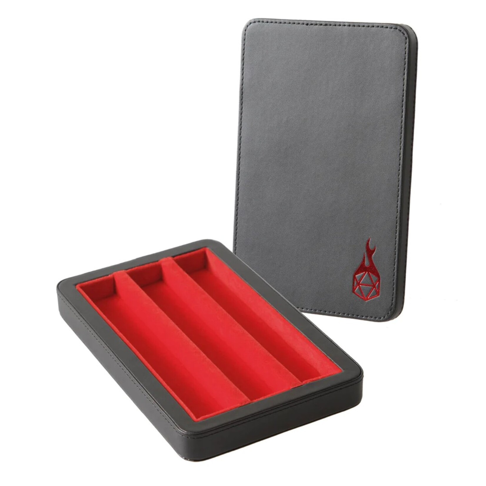 Forged The Reliquary 3-Row Premium Dice Case Red