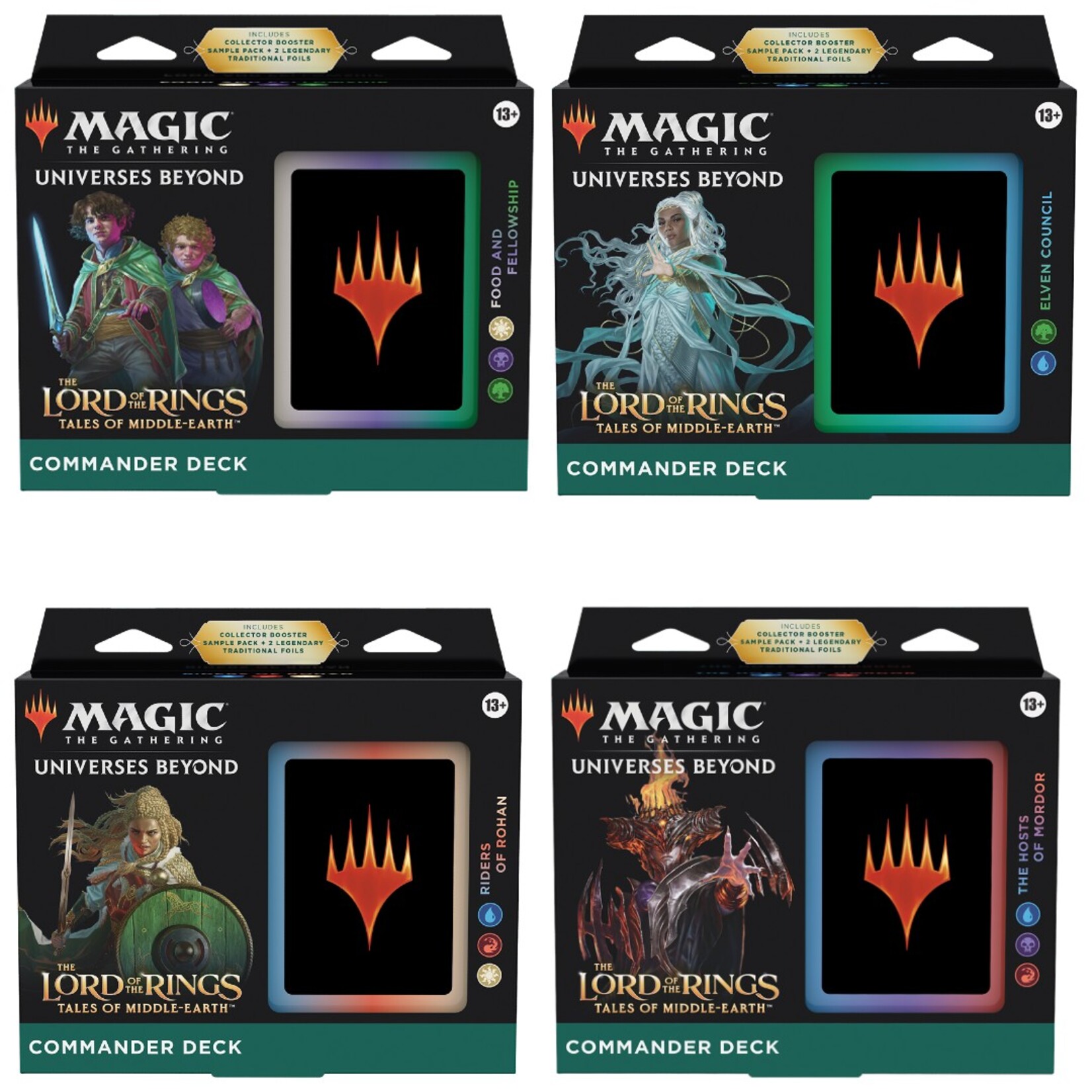 Wizards of the Coast Magic the Gathering Commander Deck CASE Lord of the Rings