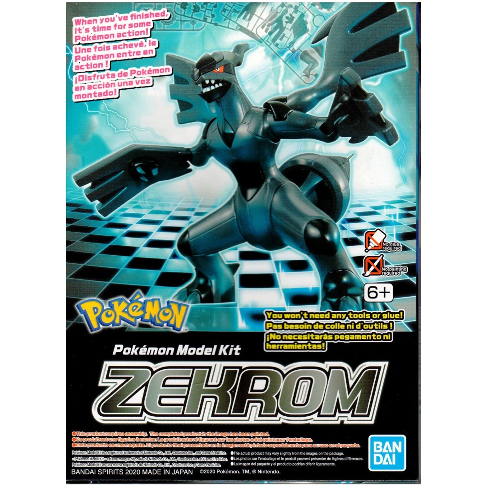 Bandai Pokemon Model Kit Zekrom