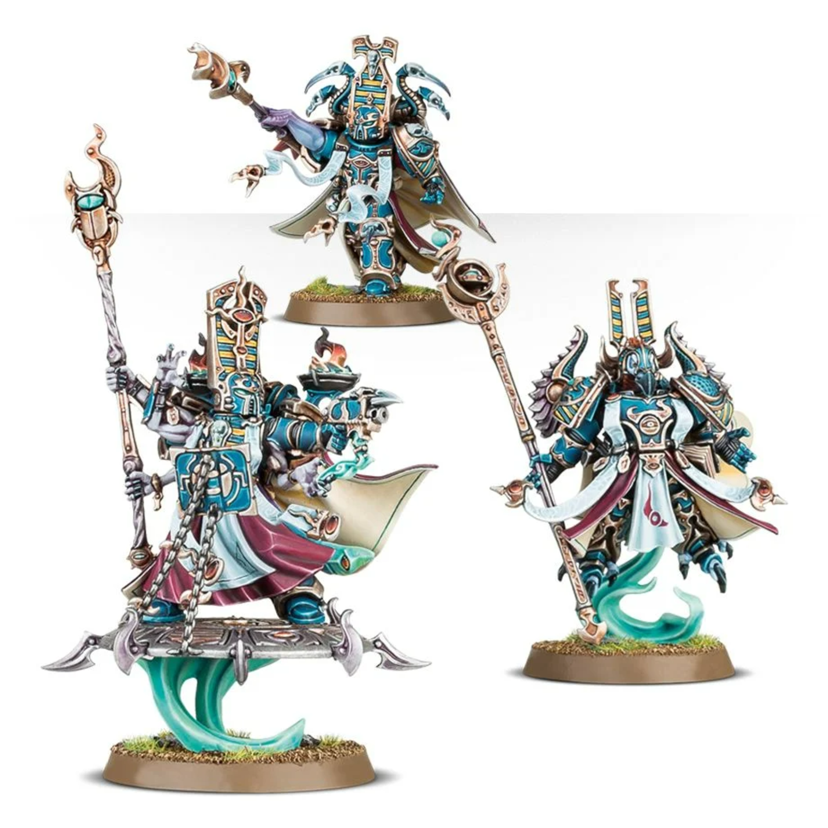 Games Workshop Warhammer 40k Chaos Thousand Sons Exalted Sorcerers