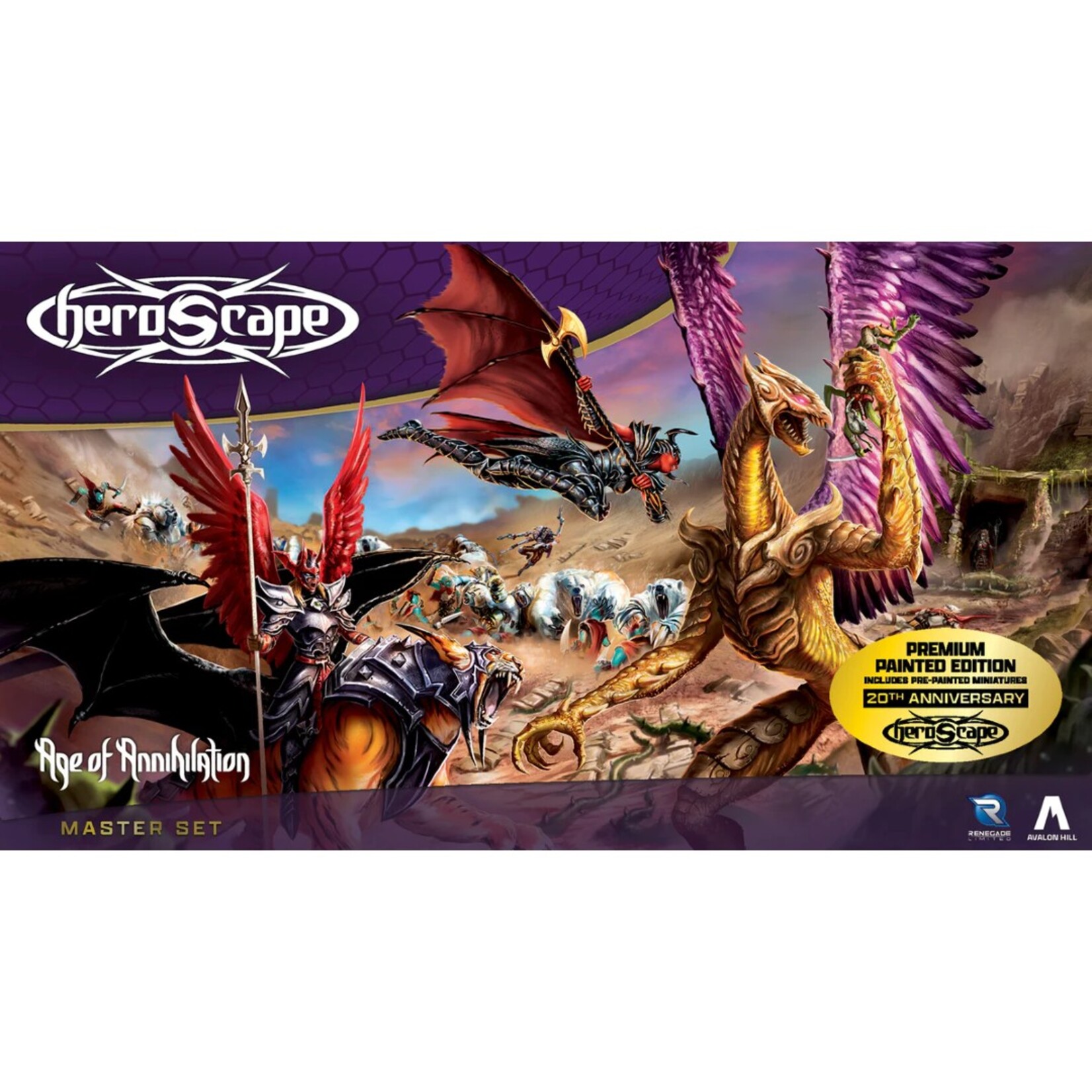 Renegade Game Studios Heroscape Age of Annihilation Master Set Premium Painted Edition