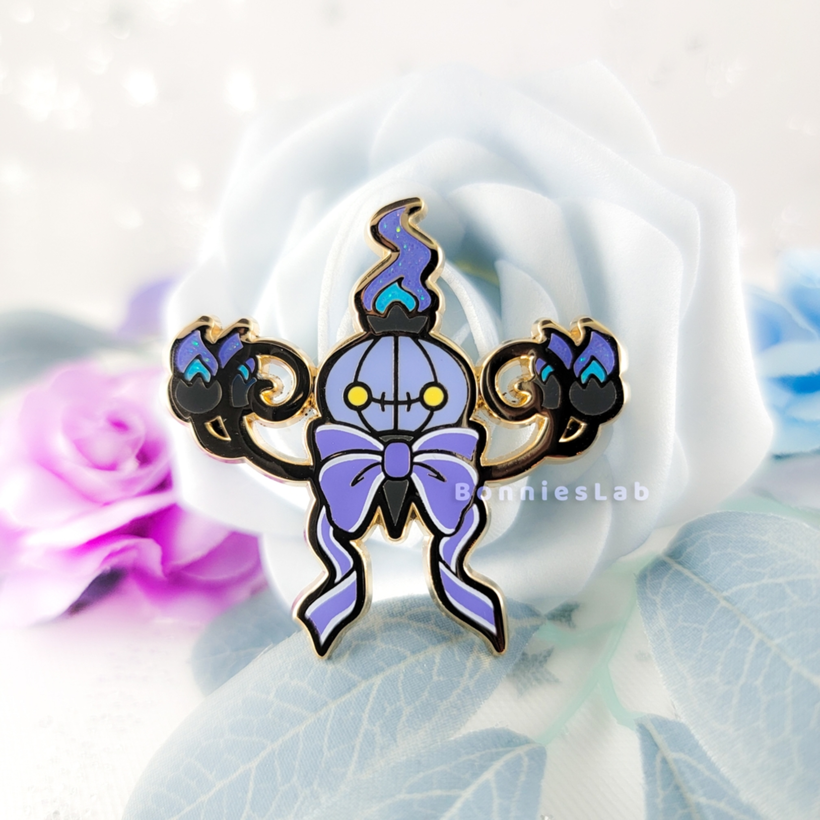 Bonnie's Lab Pokemon Chandelure Enamel Pin