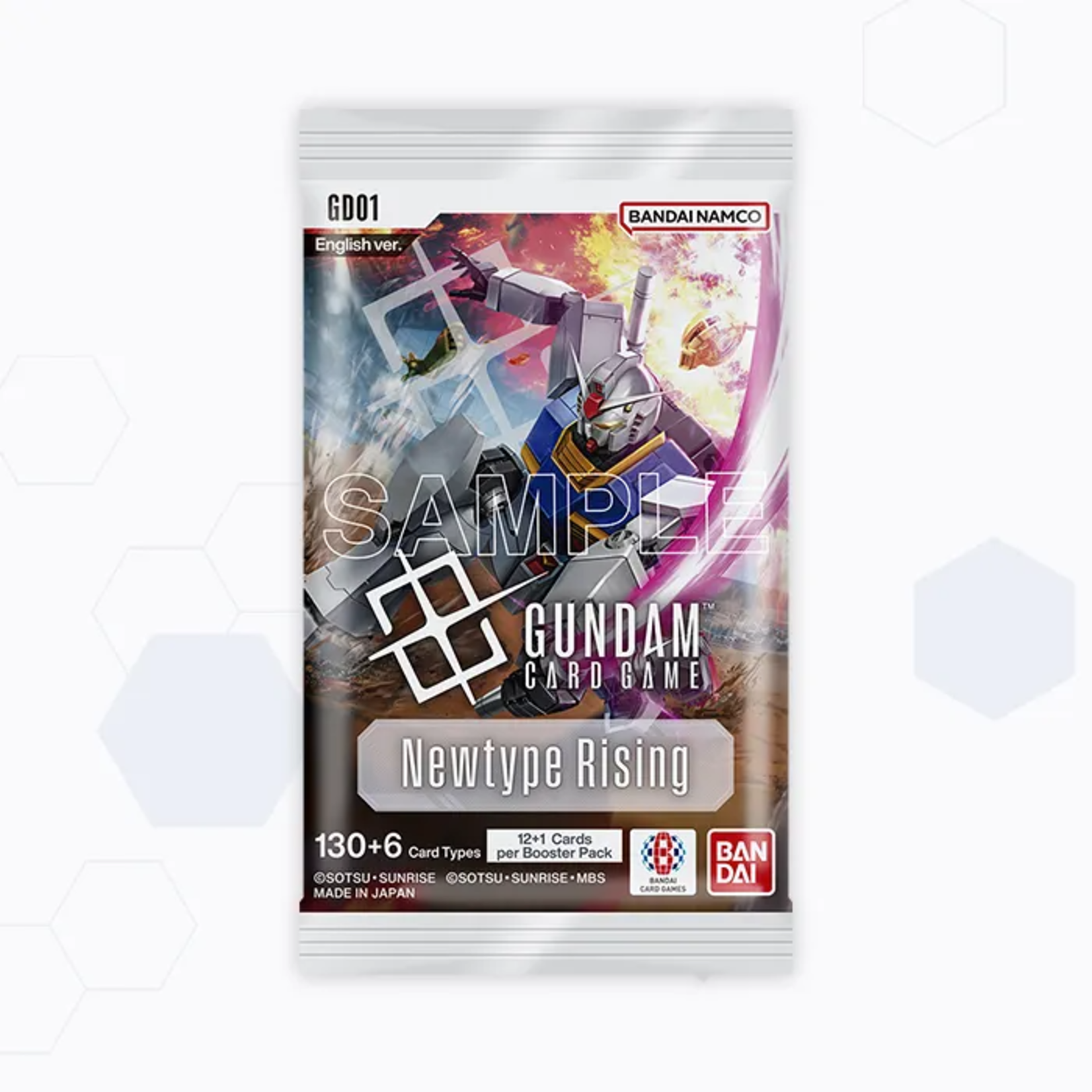 Bandai Gundam Card Game Newtype Rising GD01 Booster PACK