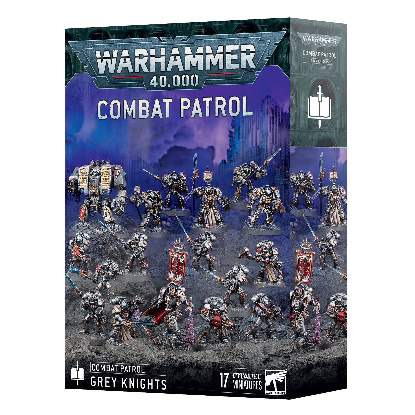 Games Workshop Warhammer 40k Space Marines Grey Knights Combat Patrol 10E
