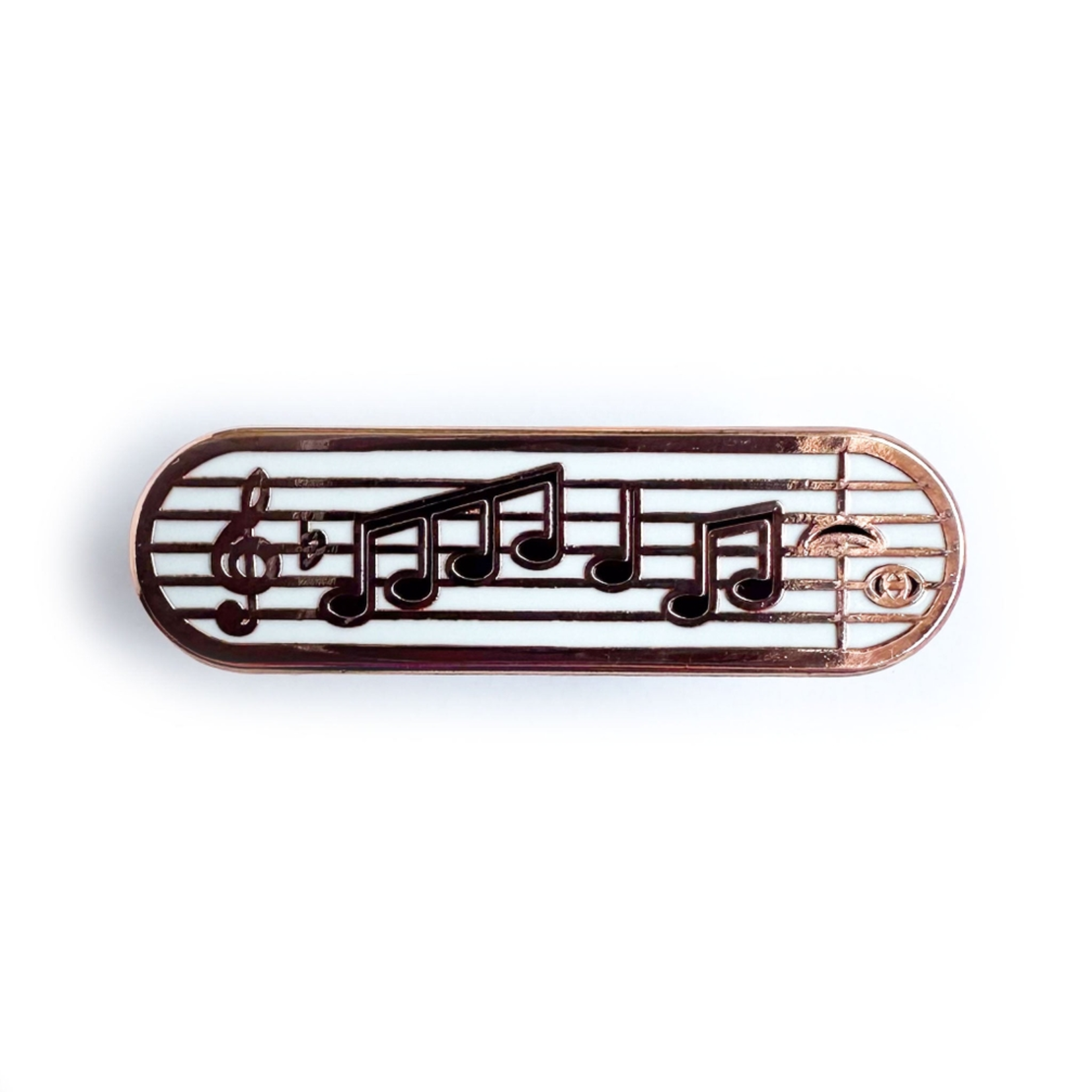 Kitty With A Cupcake Music Personality Plaque Enamel Pin