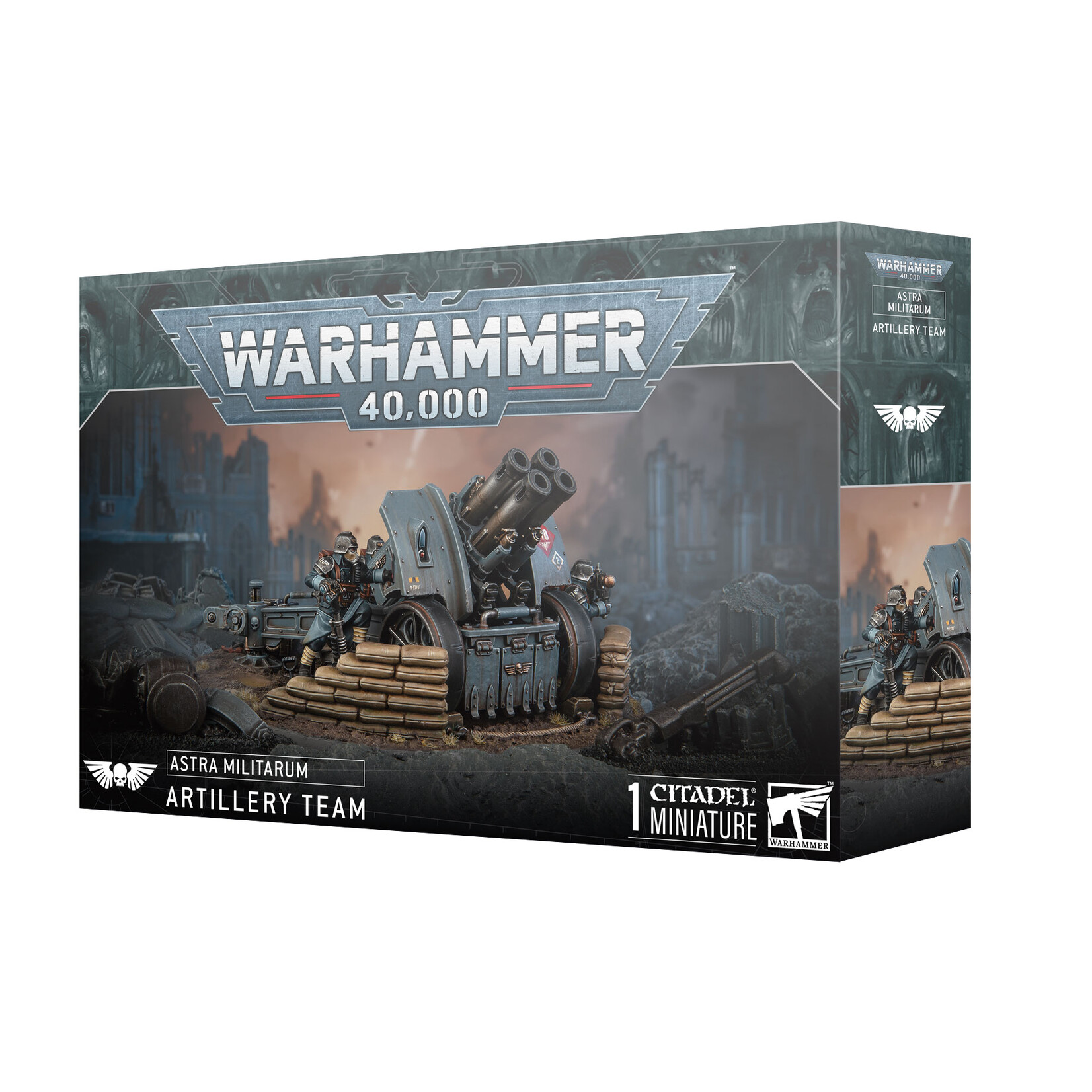 Games Workshop Warhammer 40k Imperium Astra Militarum Krieg Artillery Team
