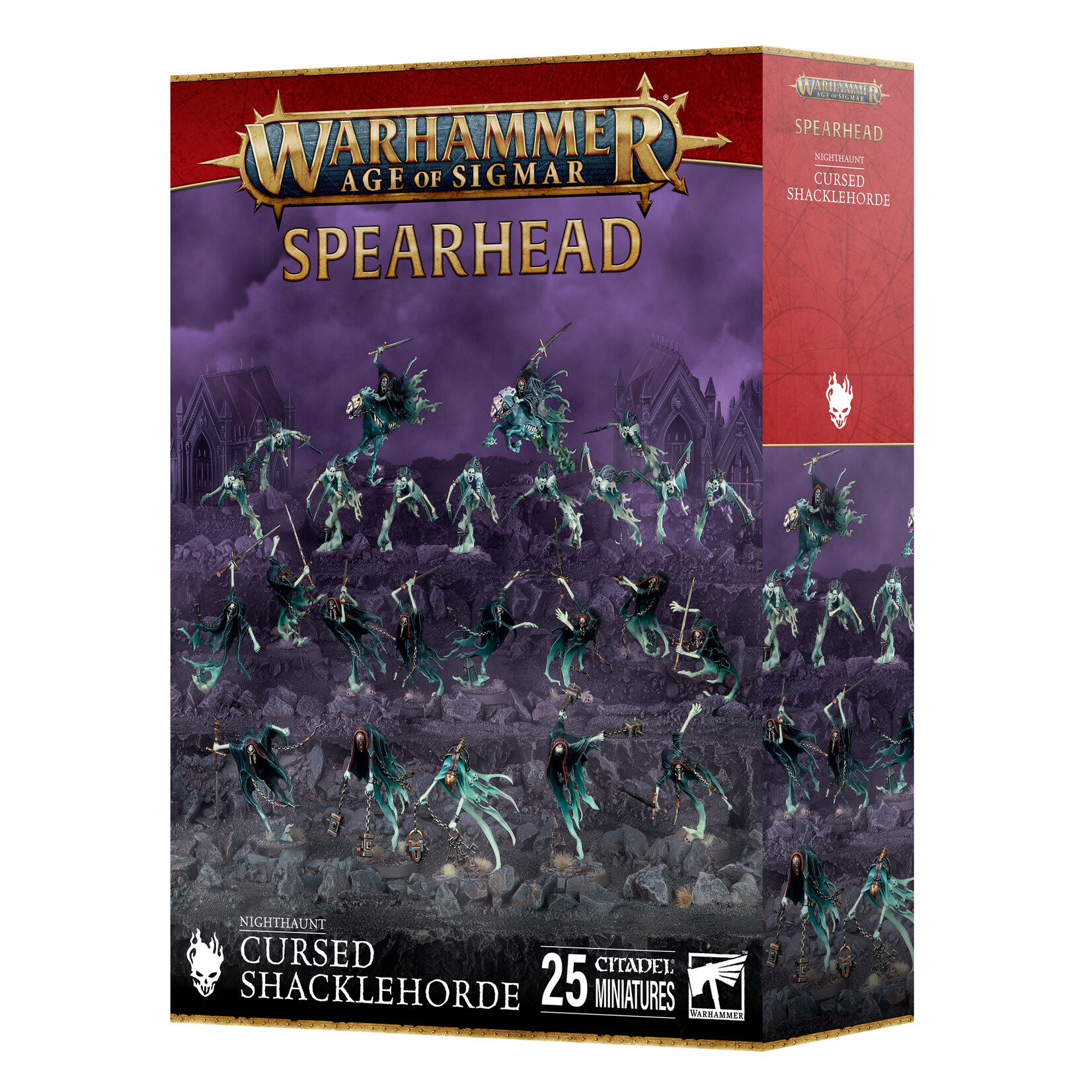 Games Workshop Warhammer Age of Sigmar Death Spearhead Nighthaunt Cursed Shacklehorde