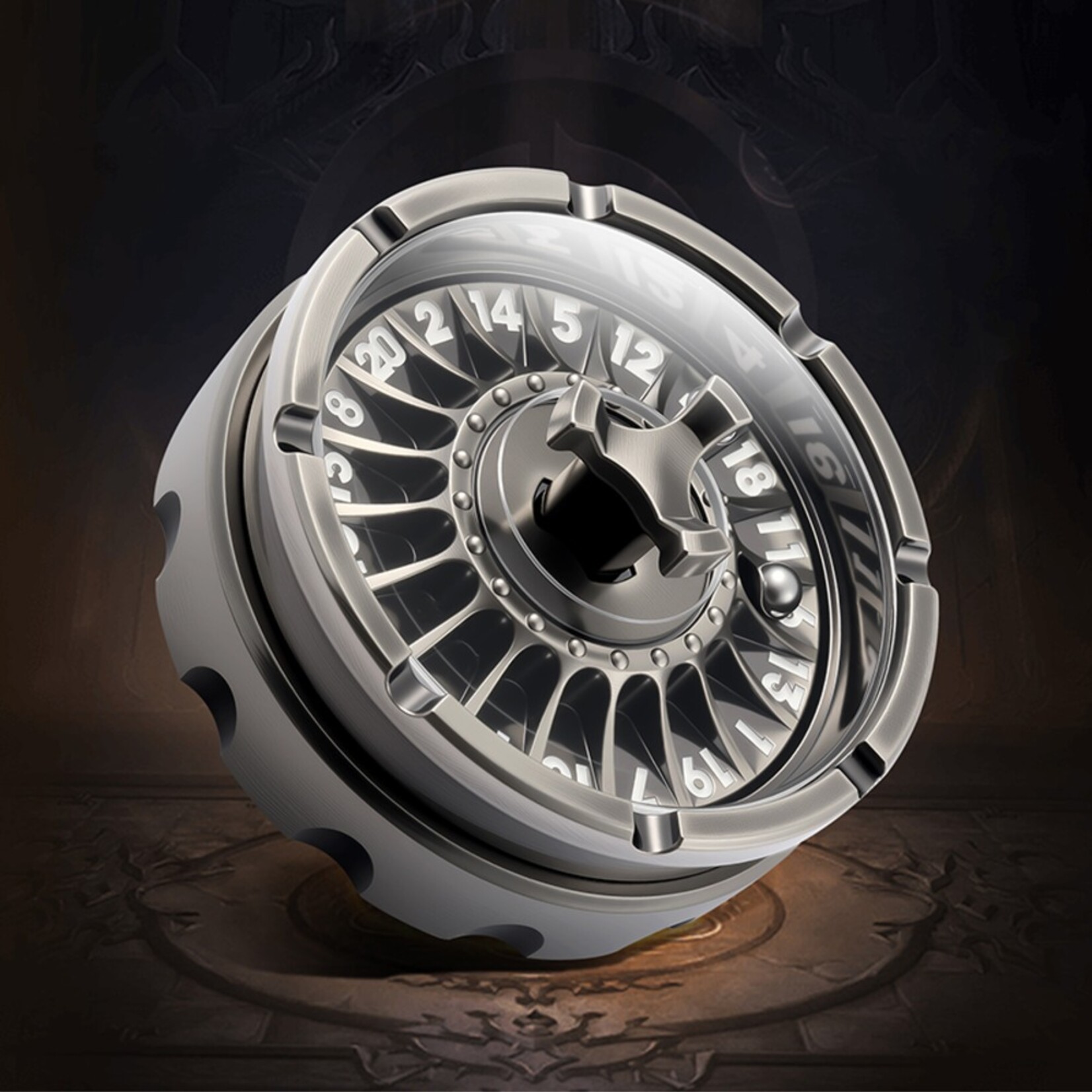 Dice Habit Dice Habit Roulette Dice d20 Silver