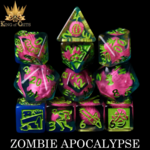 DND Dice DND Dice Zombie Apocalypse Polyhedral 11 die set
