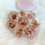 Fennek and Finch Autumn Leaf Polyhedral 8 die set