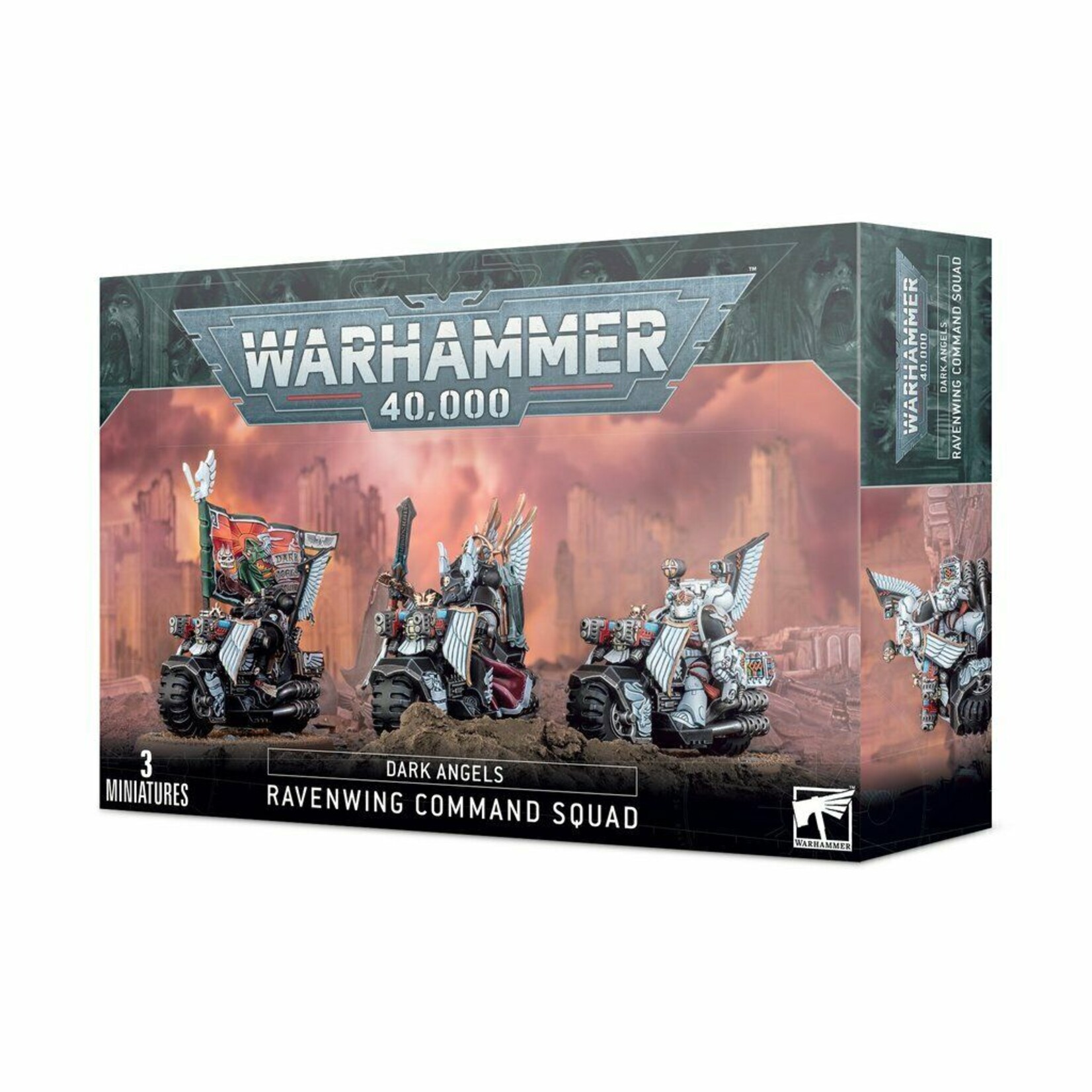 Games Workshop Warhammer 40k Space Marines Dark Angels Ravenwing Command Squad