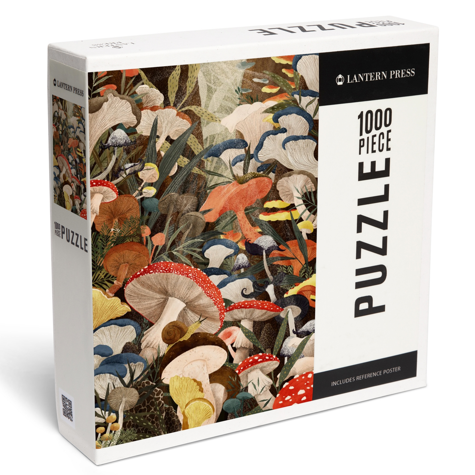 Lantern Press 1000 pc Puzzle Woodland Mushroom Collage