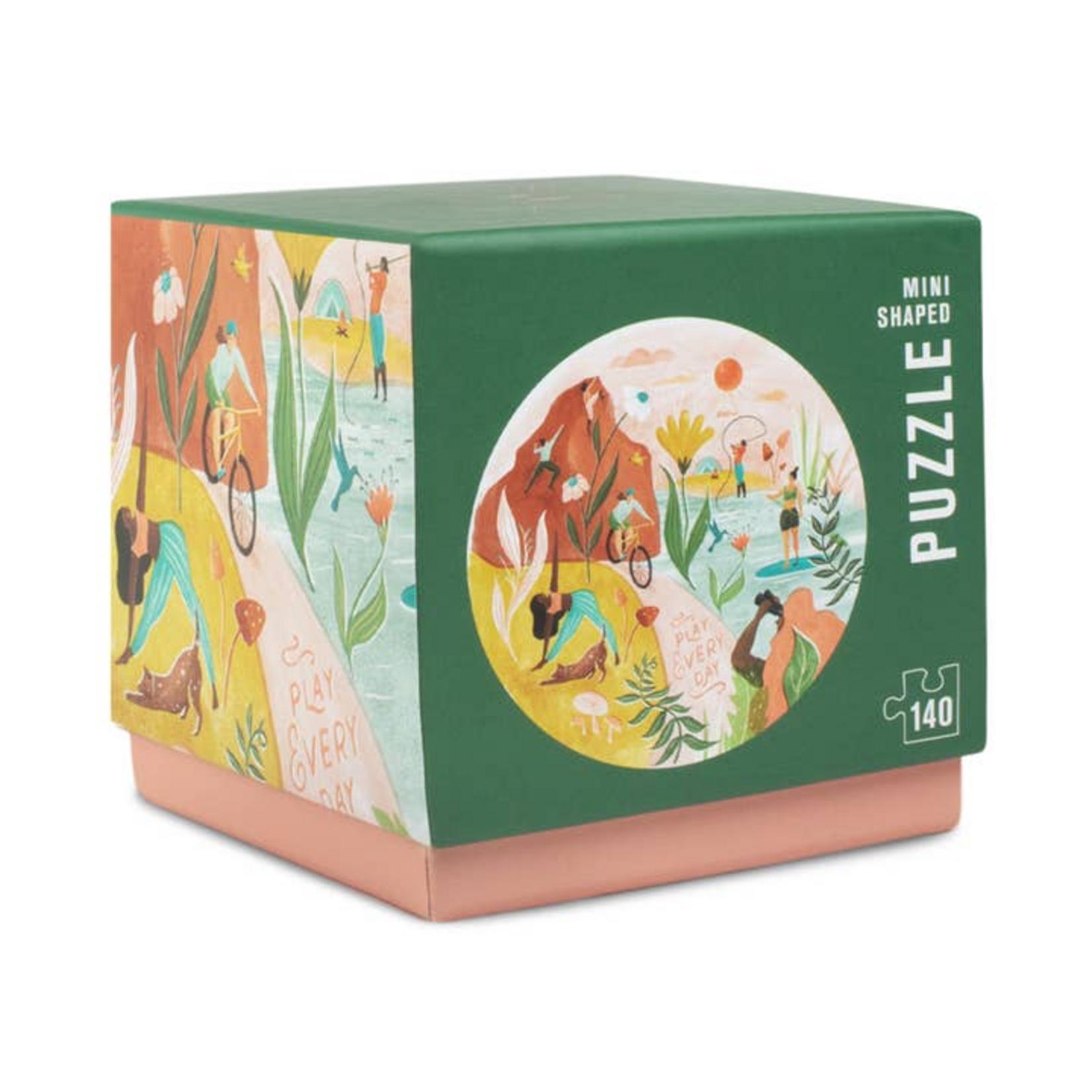 Lantern Press 140 pc Mini Shaped Puzzle Play Every Day