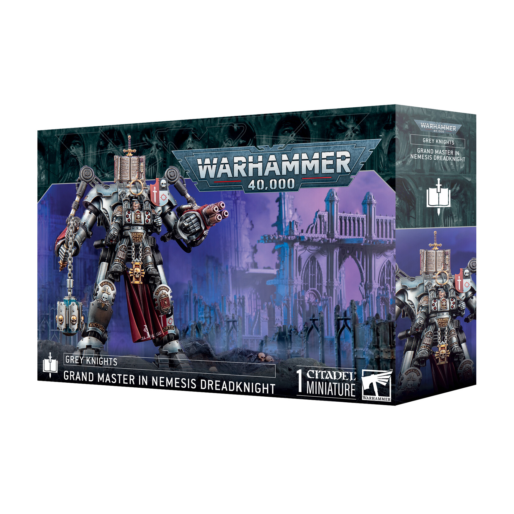 Games Workshop Warhammer 40k Space Marines Grey Knights Grandmaster in Nemesis Dreadknight