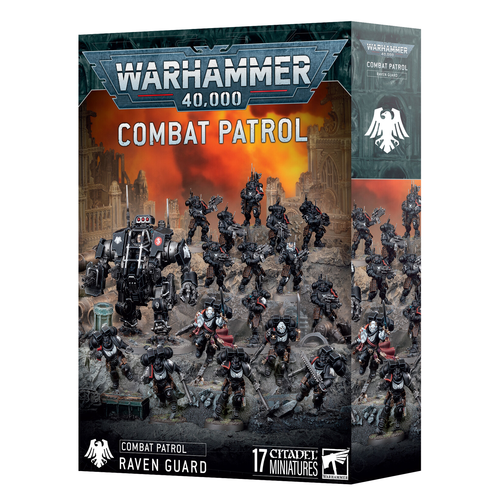 Games Workshop Warhammer 40k Space Marines Raven Guard Combat Patrol 10E
