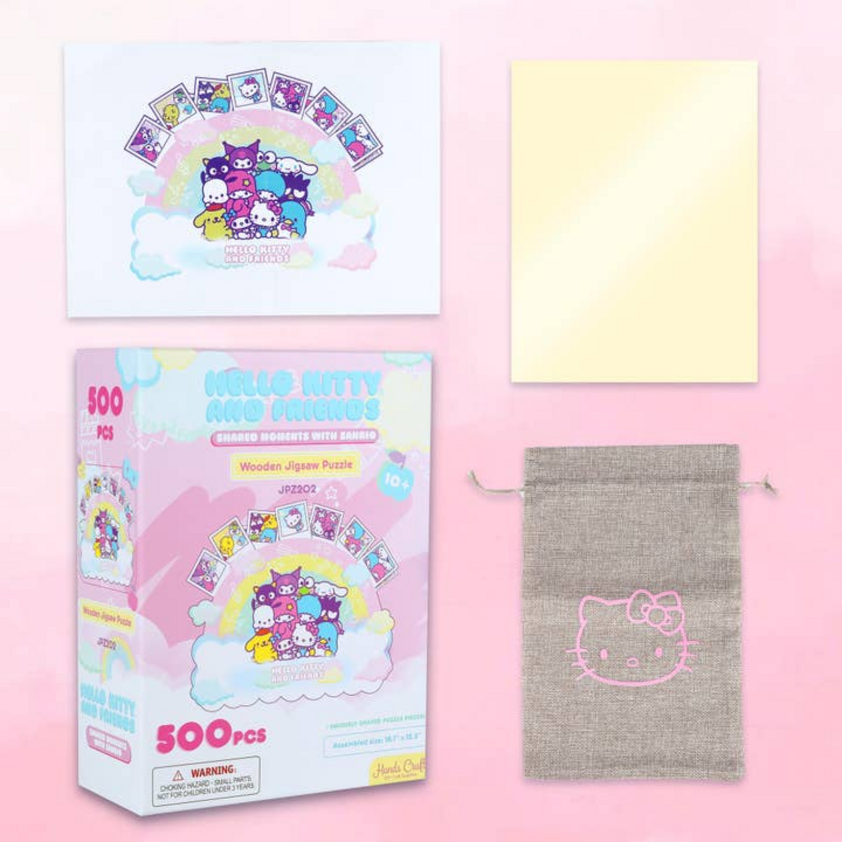 Hands Craft 500 pc Artisan-Cut Puzzle Hello Kitty and Friends Shared Moments