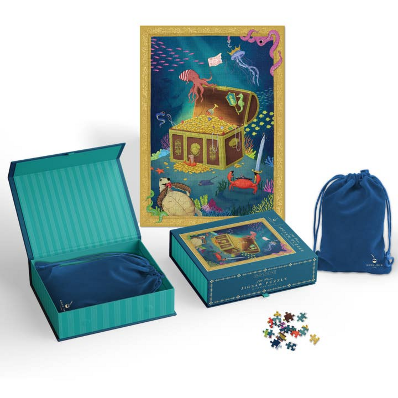 Good Juju Ink 500 pc Puzzle Underwater Treasure