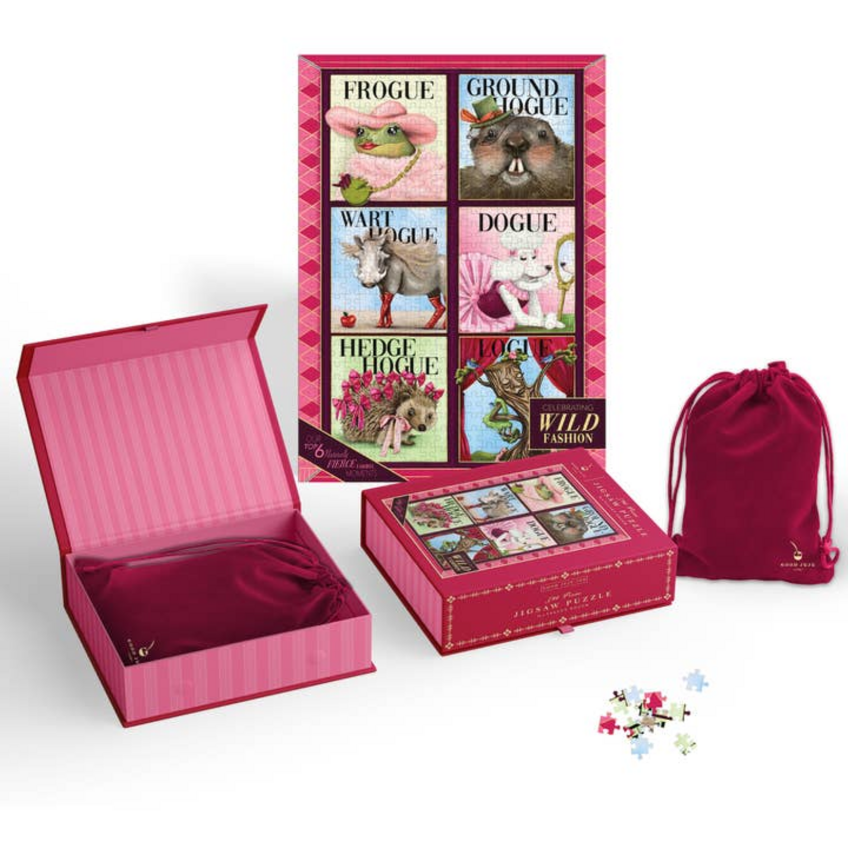 Good Juju Ink 500 pc Puzzle Wild Fashion