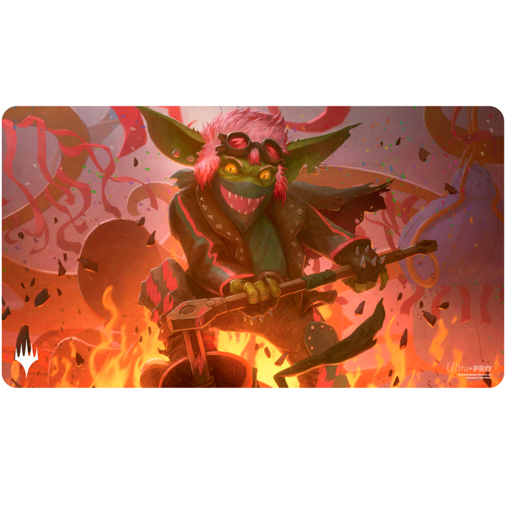 Ultra Pro Ultra Pro Playmat Magic Aetherdrift Redshift Rocketeer Chief