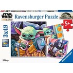 Ravensburger 3-in-1 49 pc Puzzle The Mandalorian Grogu Moments