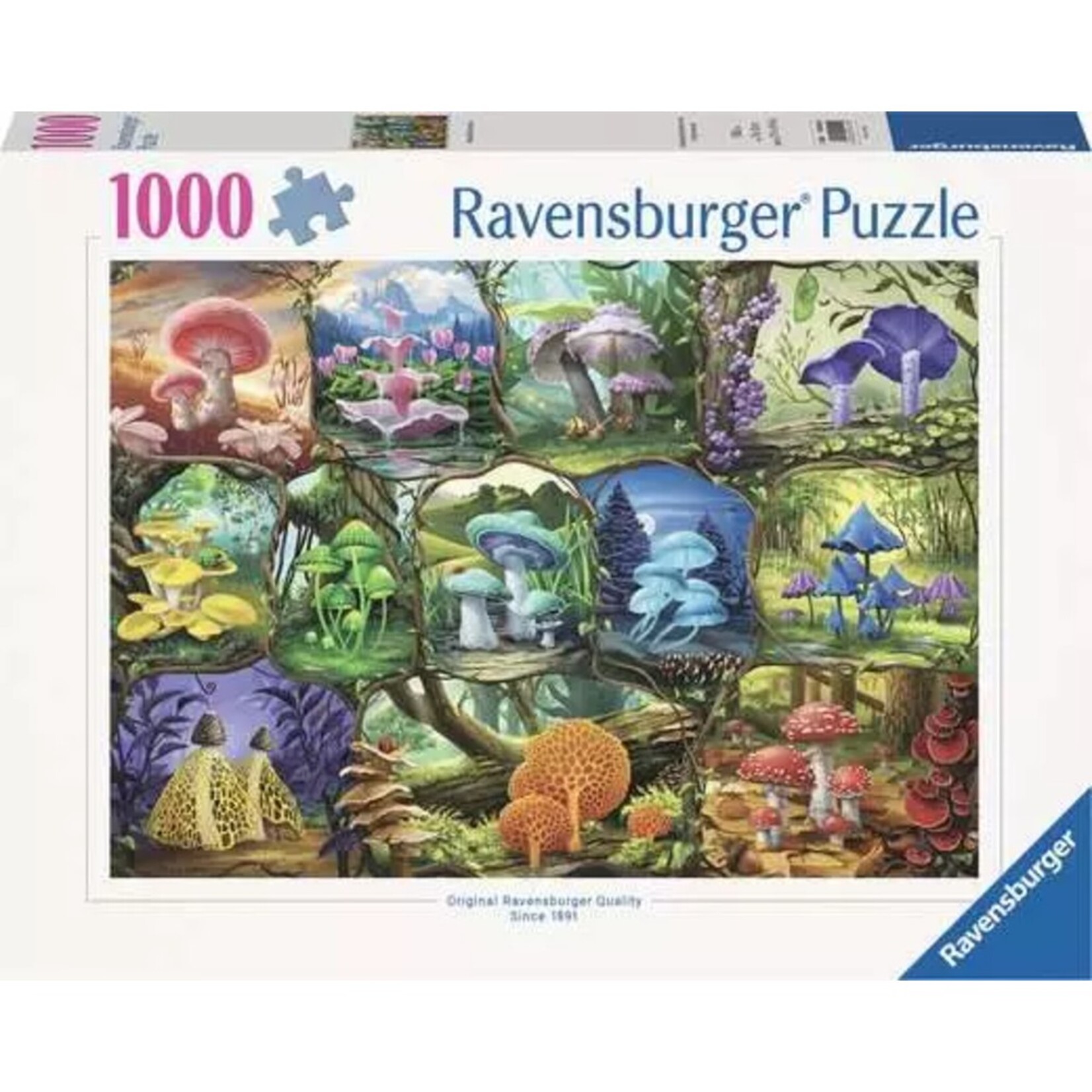 Ravensburger 1000 pc Puzzle Nathanael Mortensen Beautiful Mushrooms