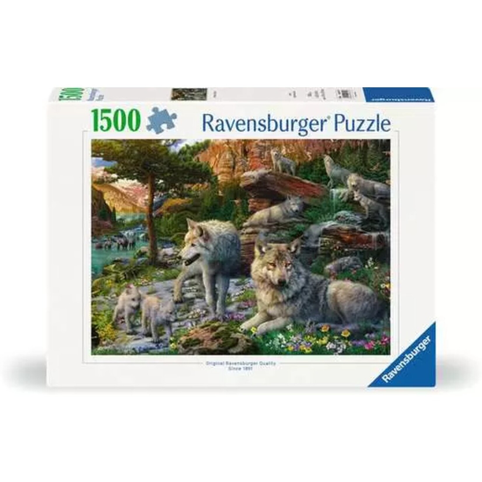 Ravensburger 1500 pc Puzzle Wolves in Spring