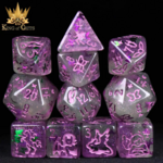 DND Dice DND Dice Fairy Flight Polyhedral 11 die set
