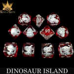DND Dice DND Dice Dinosaur Island Polyhedral 11 die set